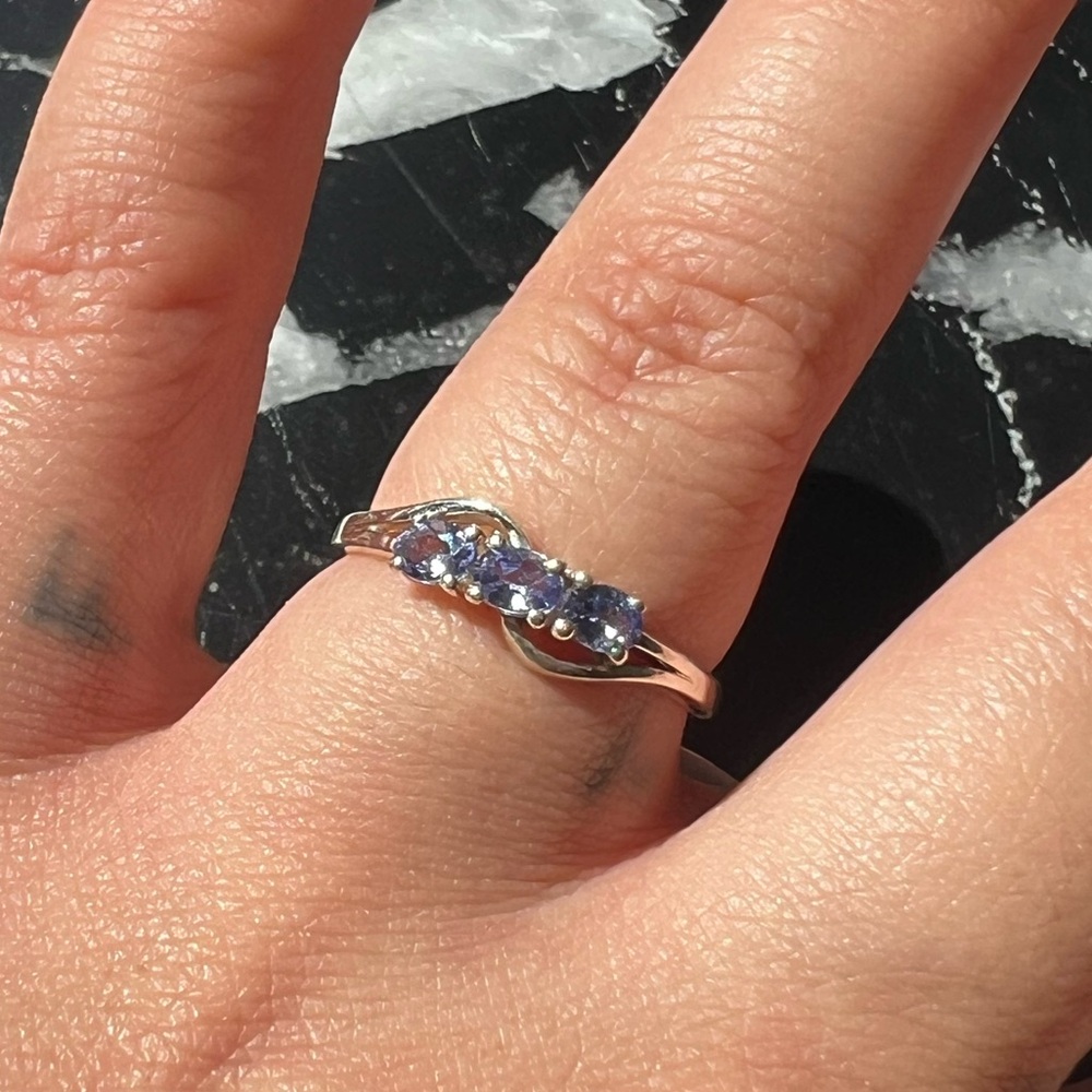 SOLD Tanzanite Sterling Silver Ring